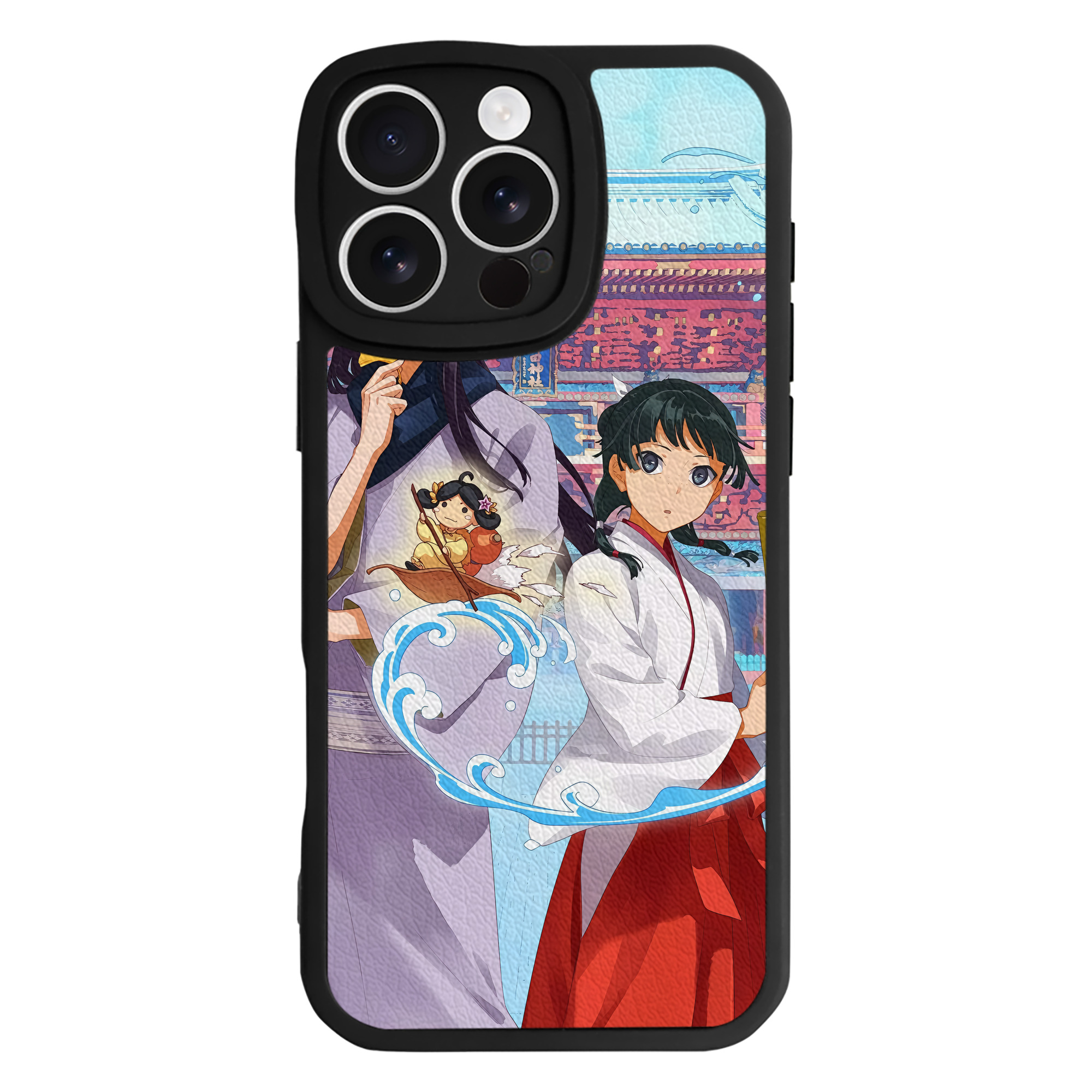 （画像用） 薬屋のひとりごと The Apothecary Diaries 【iPhone 16シリーズ対応】シリコンスマホケース（レザー調） 材質：シリコン